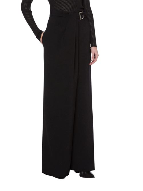 Pantalone Donna nero con pinces sul davanti ALBERTA FERRETTI | A032166260555